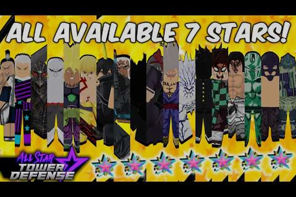 All Star Tower Defense ASTD Unit List: Koku, Vegu, Ruffy